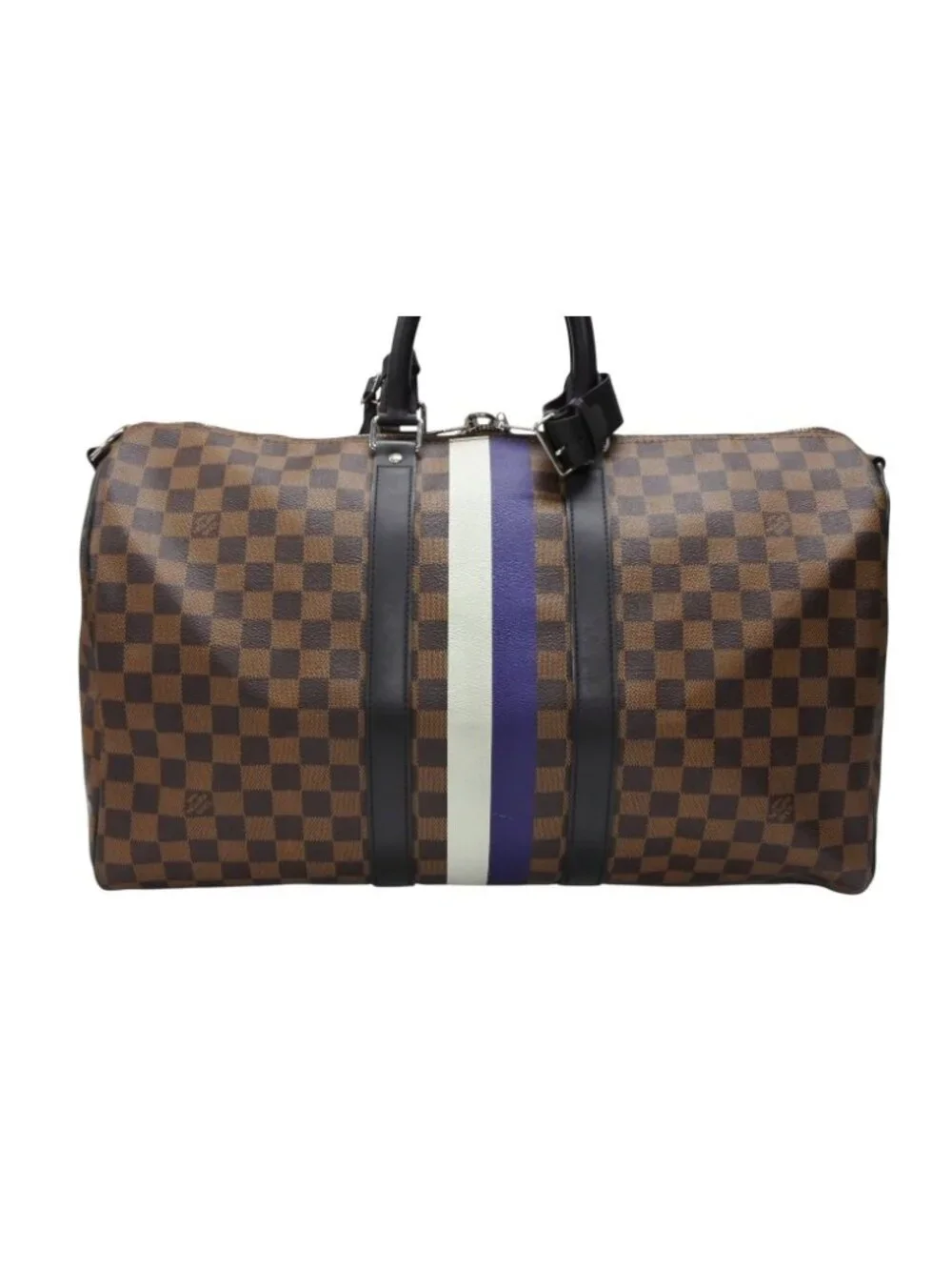 Louis Vuitton Boston Bag Keepall Bandouliere 45 Chapman Brazza Damier Canvas